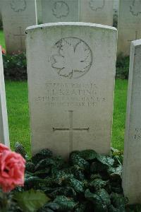 Canada Cemetery Tilloy Les Cambrai - Keating, J L